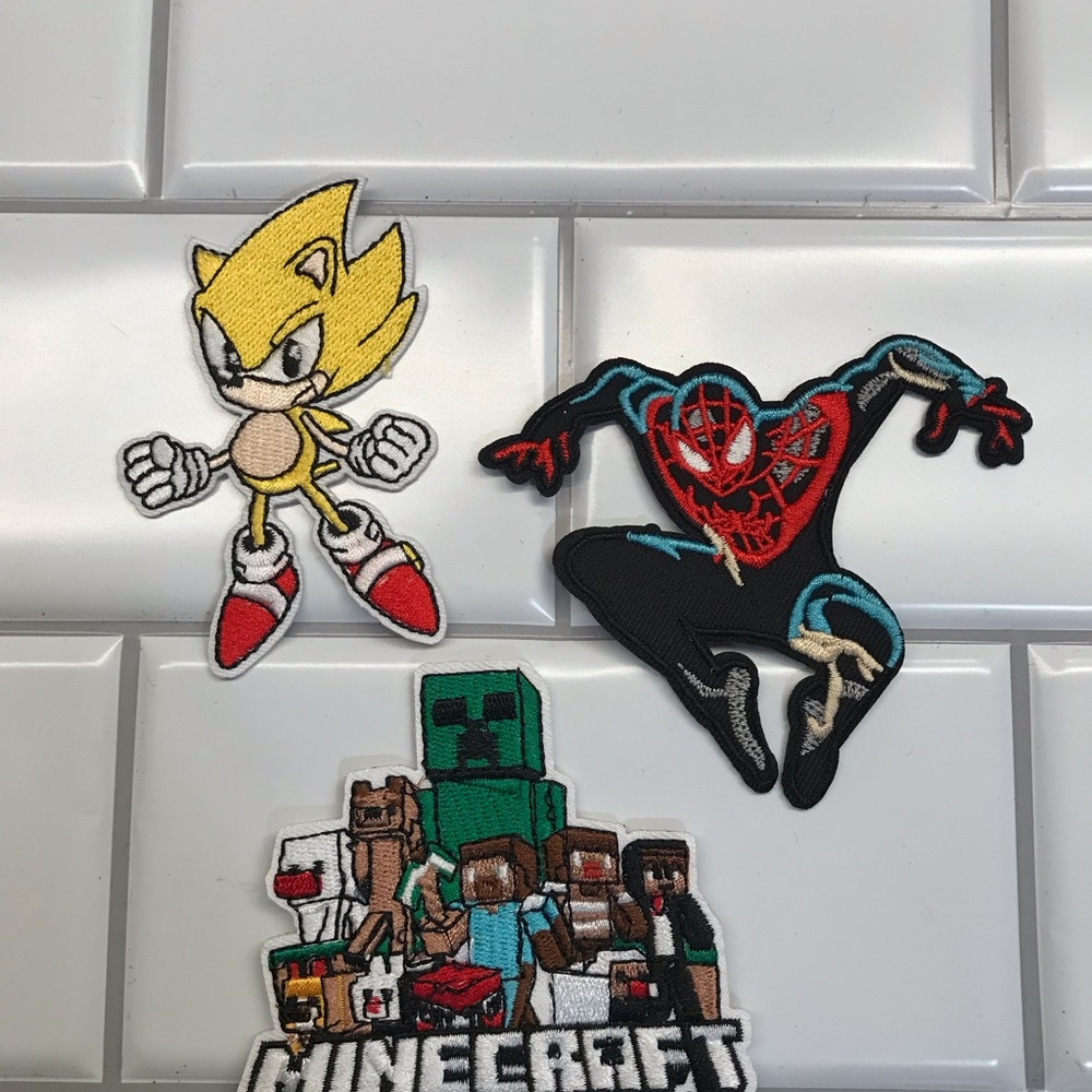 Minecraft Embroidered Iron on Patch - Picture 3 of 3